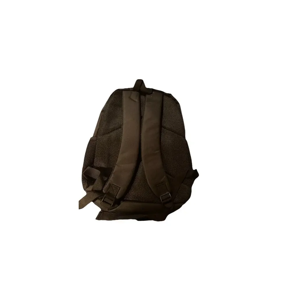 Black Shark Mouth & Crown Graphic Backpack Streetwear
